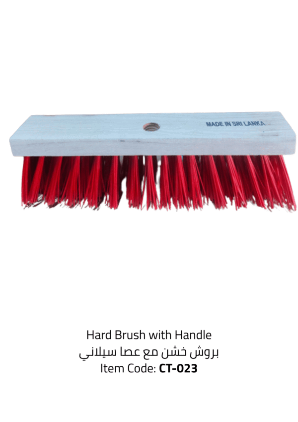 hard brush with handle