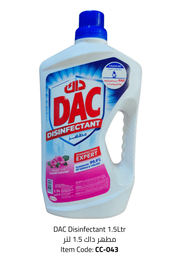 dac disinfectant 1.5ltr