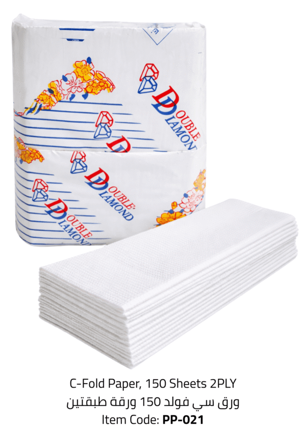 c fold paper, 150 sheets 2ply