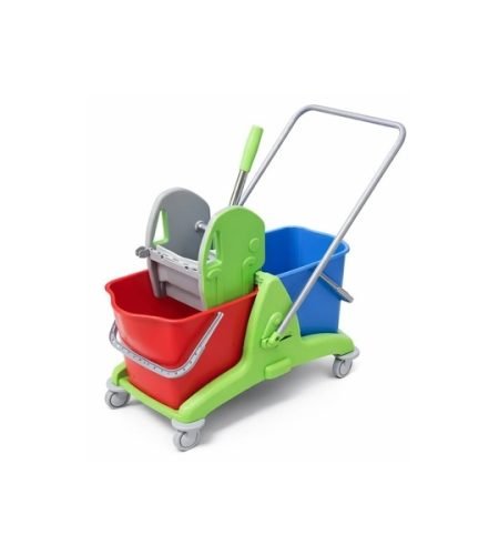About double bucket trolley plastic az 1036